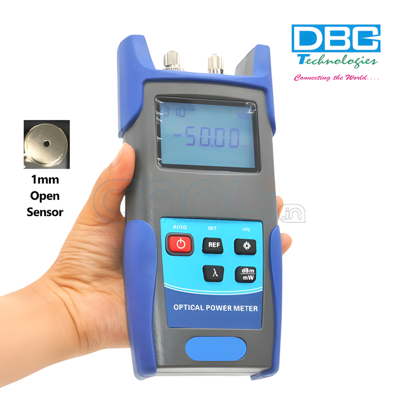 DBC 2in1 Multi Function Power Meter | 1mm Open Sensor Core Fiber Test | In-built 10mW VFL