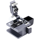 Advanced Imported High Precision Optical Fiber Cleaver Cutter, 12 Surface Blade Single Core Cable Cutting Tool with Fiber Scrap Collector