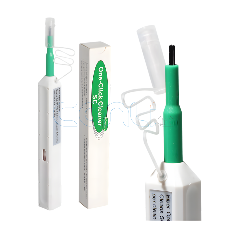 SC/FC/ST 2.5mm - One Click Fiber Optic Cleaner, Fiber Optic connectors Cleaning, Fiber Optic Cleaner Pen with 800+ Cleans for UPC/APC Ferrules Push Type