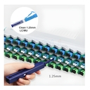 LC/MU 1.25mm - One Click Fiber Optic Cleaner, Fiber Optic connectors Cleaning, Fiber Optic Cleaner Pen with 800+ Cleans for UPC/APC Ferrules Push Type