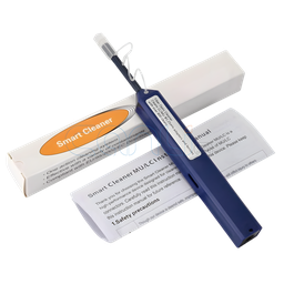 [PEN TYPE CLEANER - OEM [LC]] LC/MU 1.25mm - One Click Fiber Optic Cleaner, Fiber Optic connectors Cleaning, Fiber Optic Cleaner Pen with 800+ Cleans for UPC/APC Ferrules Push Type